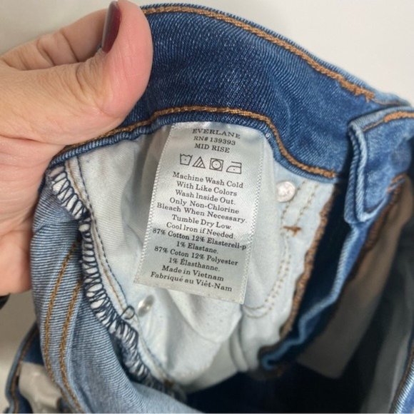 Everlane The Authentic Stretch Mid-Rise Skinny Jeans - Picture 8 of 9